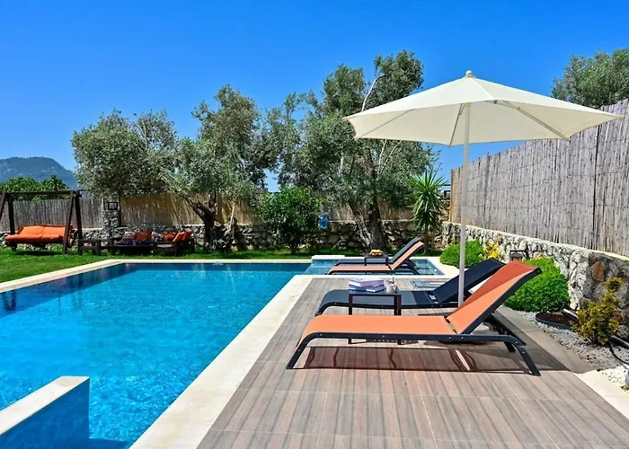 וילה Karya Luxury - With Private Pool For 6 People In Hisaroenue *